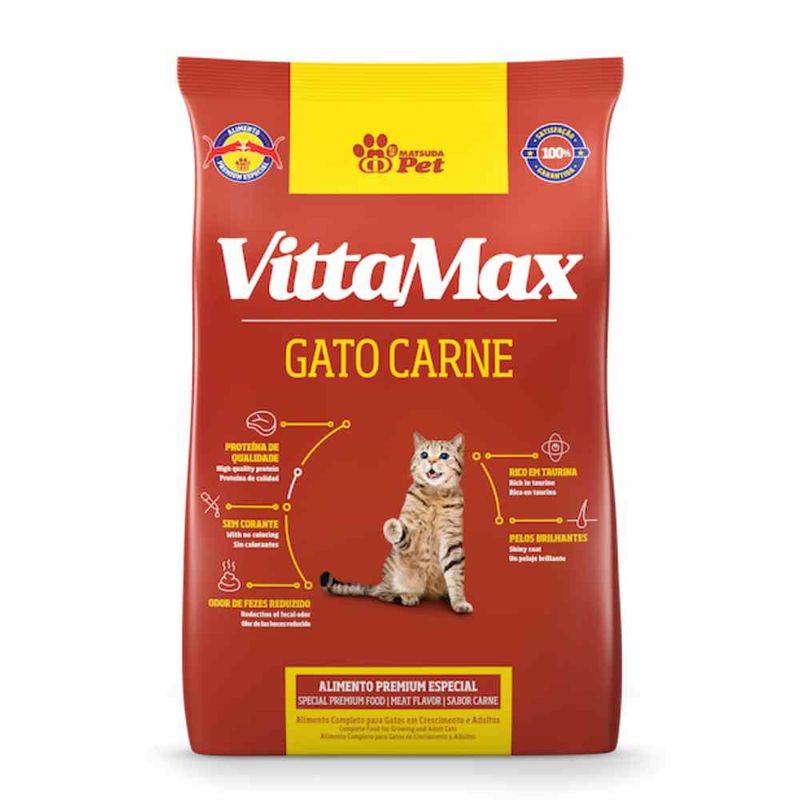 RACAO-VITTAMAX-GATO-CARNE-1KG