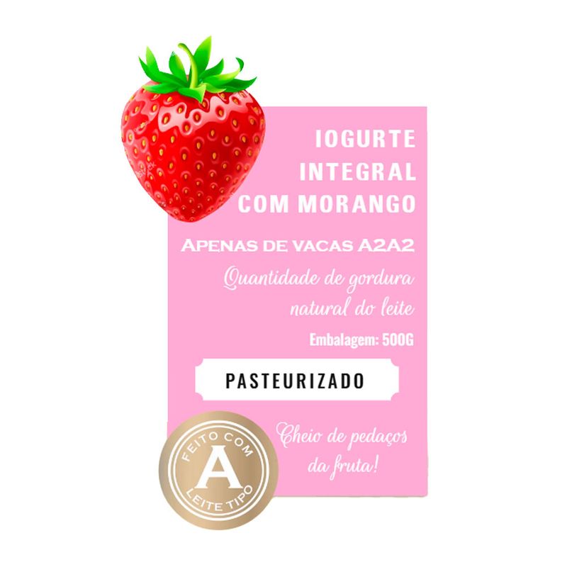 Iogurte-Integral-Trevisan-Morango-A2A2-500g