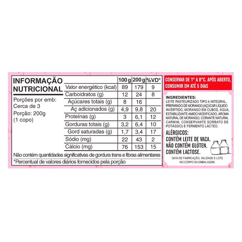 Iogurte-Integral-Trevisan-Morango-A2A2-500g