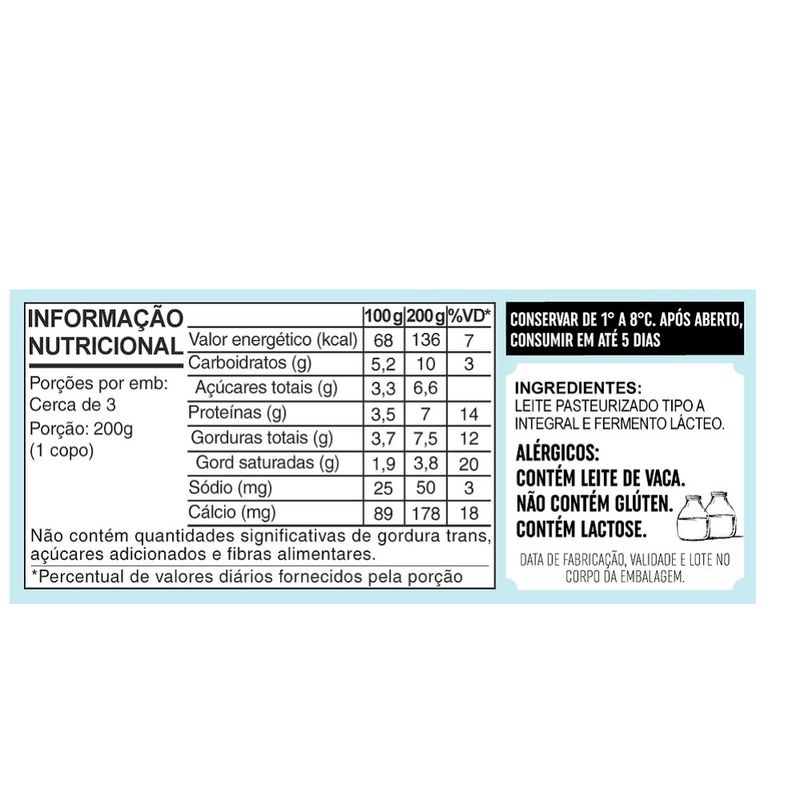 Iogurte-Integral-Trevisan-Natural-A2A2-500g