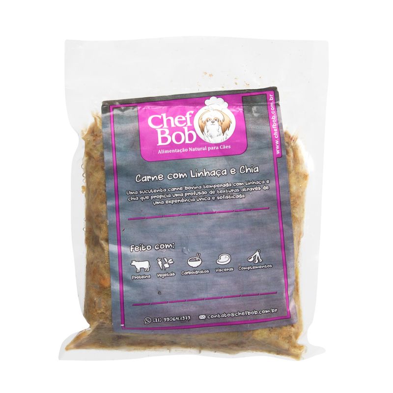 Comida-Pet-Congelada-Chef-Bob-Carne-com-Linhaca-350g