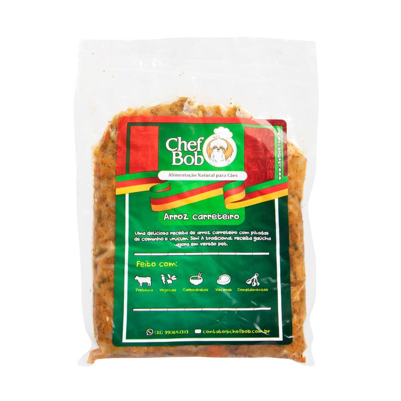 Comida-Pet-Congelada-Chef-Bob-Arroz-Carreteiro-350g