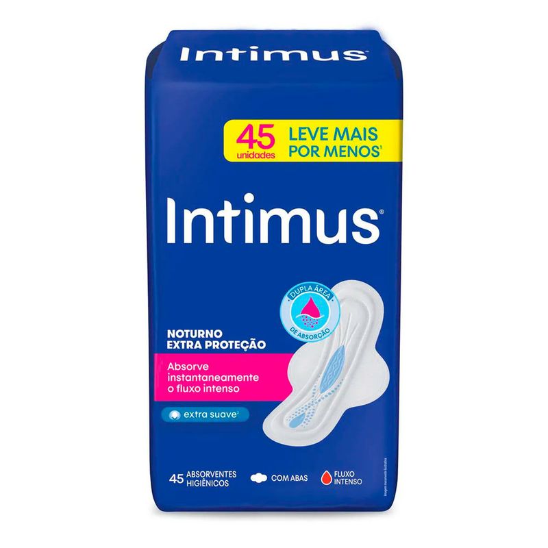 Absorvente-com-Abas-Intimus-Noturno-Suave-45-Unidades