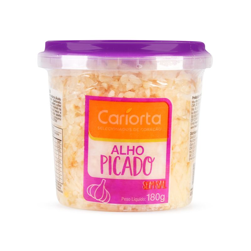 Alho-Natural-Picado-Cariorta-180g