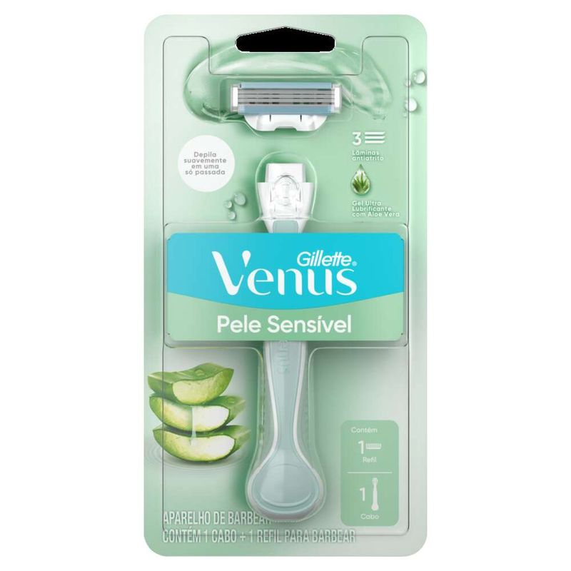 Aparelho-de-Depilacao-Pele-Sensivel-Gillette-Venus-Unidade