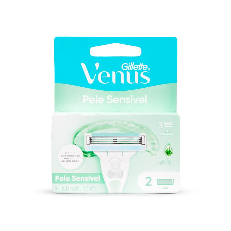 Carga-Aparelho-de-Depilacao-Pele-Sensivel-Gillette-Venus-2-Unidades