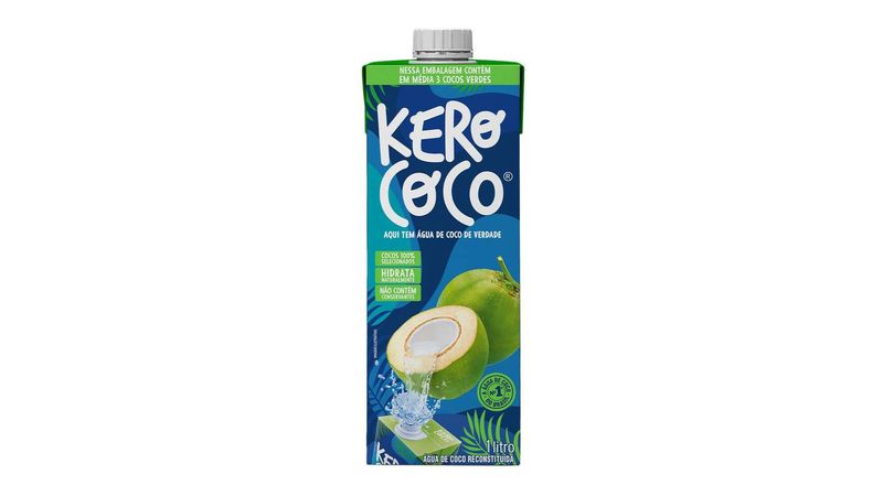 Água De Coco Kero Coco Caixa 1L - Zona Sul