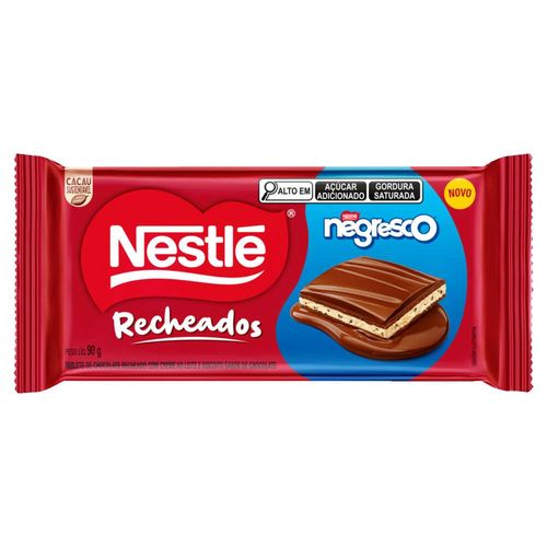 Chocolate Nestlé Negresco Recheados 90g