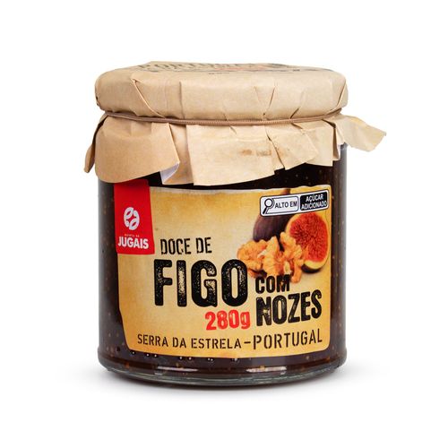 Geleia Portuguesa Quinta de Jugais Figo e Nozes 280g