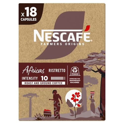Cápsulas de Café Nescafé Áfricas 18 Unidades