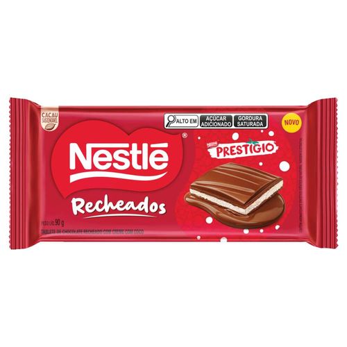 Chocolate Nestlé Prestígio Recheados 90g