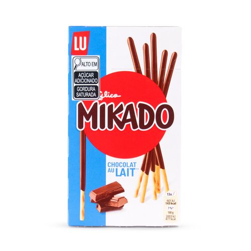 Biscoito Francês com Chocolate ao Leite Mikado 75g