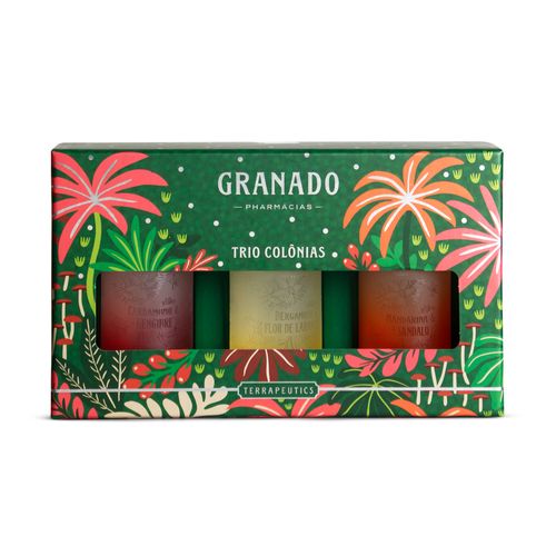 Trio Mini Colônias Granado Terrapeutics 3 x 30ml