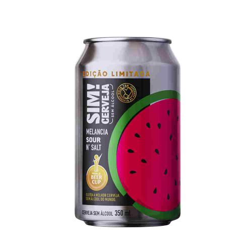 Cerveja SIM! Sour N'Salt Melancia Lata 350ml