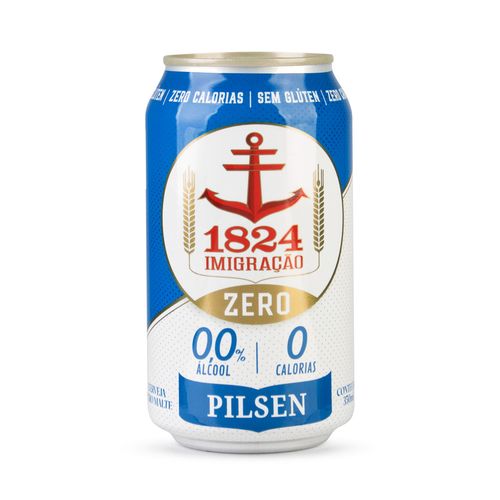 Cerveja Imigração 0,0% Pilsen Lata 350ml