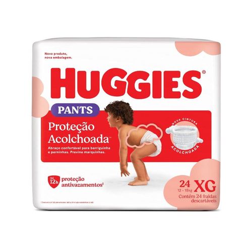 Fralda Huggies Pants Acolchoada XG 24 Unidades