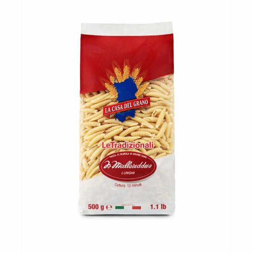 Massa Italiana Malloreddus Lunghi La Casa Del Grano 500g