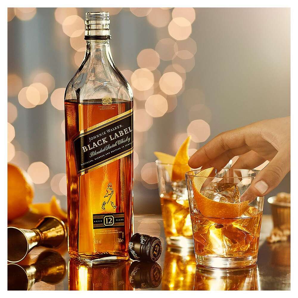 ウイスキー Johnnie Walker Black Label 12 Whisky Johnnie Walker Black Label 12 anos 750 ml na Casa da Bebida