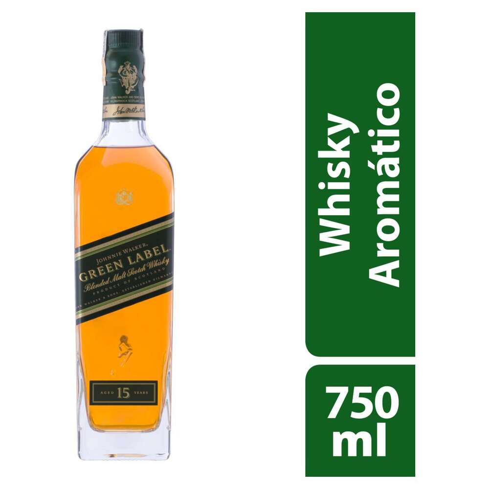 Whisky Escocês Johnnie Walker Green Label 750ml - Zona Sul