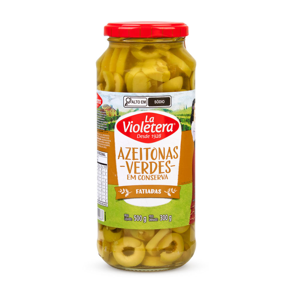 Azeitona Verde La Violetera Fatiada 300g
