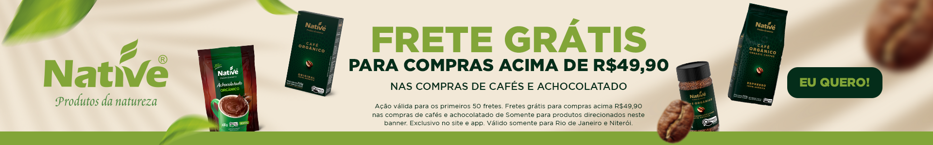 Frete Grátis Disponíveis